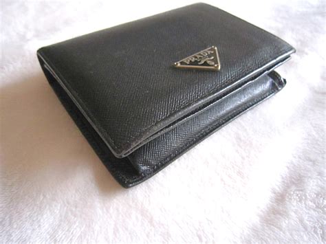 prada black saffiano leather bifold wallet|prada saffiano leather continental wallet.